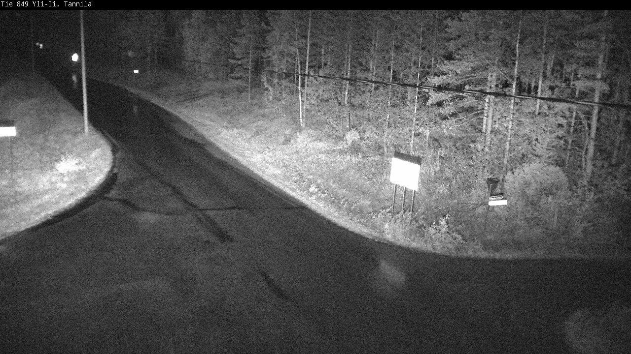 Weather Camera Image Väg 849 Yli-Ii, Tannila, Oulu, Pohjois-Pohjanmaa