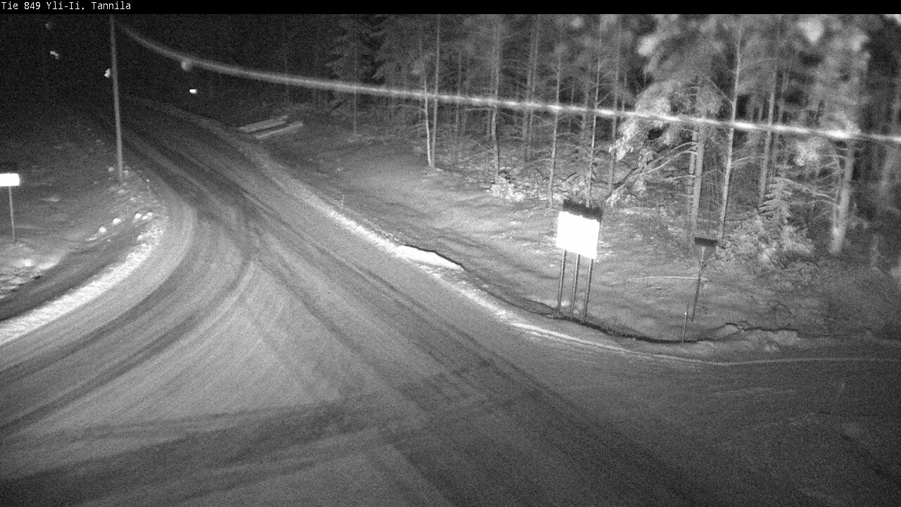 Weather Camera Image Väg 849 Yli-Ii, Tannila, Oulu, Pohjois-Pohjanmaa