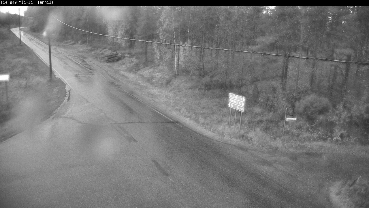 Weather Camera Image Väg 849 Yli-Ii, Tannila, Oulu, Pohjois-Pohjanmaa