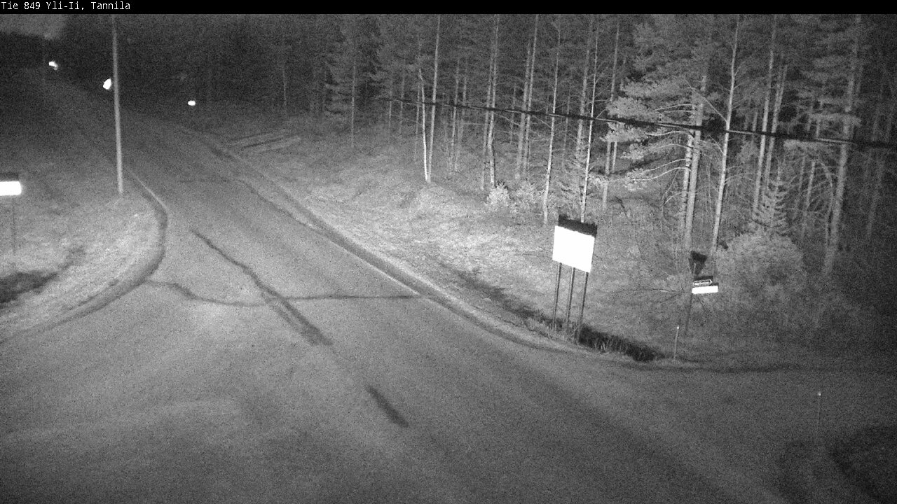 Weather Camera Image Road 849 Yli-Ii, Tannila, Oulu, Pohjois-Pohjanmaa