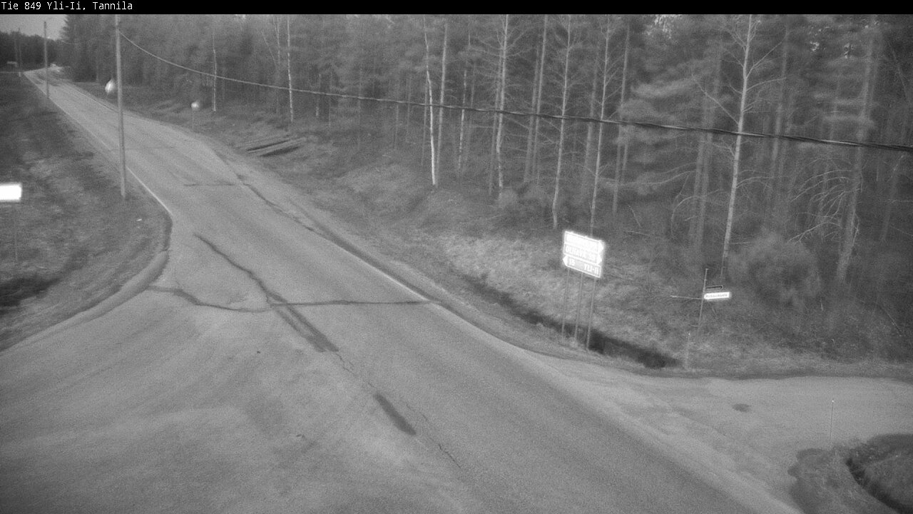 Weather Camera Image Road 849 Yli-Ii, Tannila, Oulu, Pohjois-Pohjanmaa