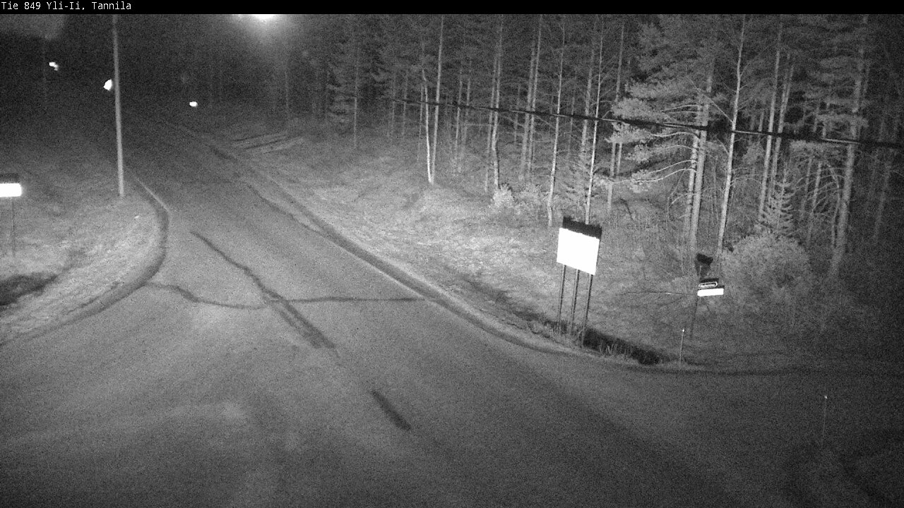 Weather Camera Image Väg 849 Yli-Ii, Tannila, Oulu, Pohjois-Pohjanmaa