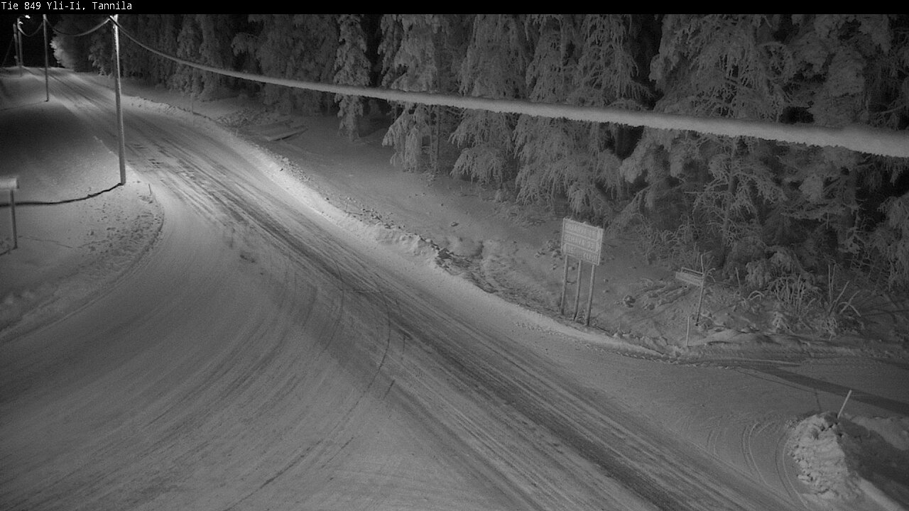 Weather Camera Image Road 849 Yli-Ii, Tannila, Oulu, Pohjois-Pohjanmaa