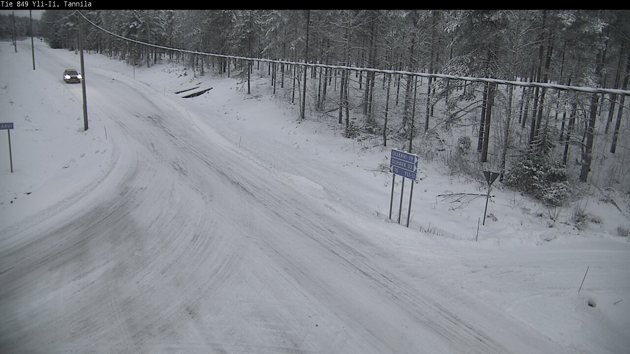 Kelikamerat Kuva Tie 849 Yli-Ii, Tannila, Oulu, Pohjois-Pohjanmaa