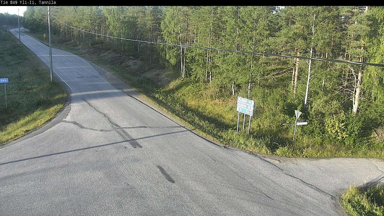 Weather Camera Image Road 849 Yli-Ii, Tannila, Oulu, Pohjois-Pohjanmaa