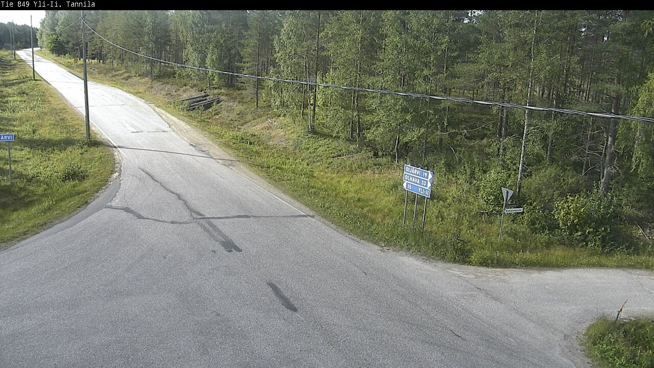 Kelikamerat Kuva Tie 849 Yli-Ii, Tannila, Oulu, Pohjois-Pohjanmaa