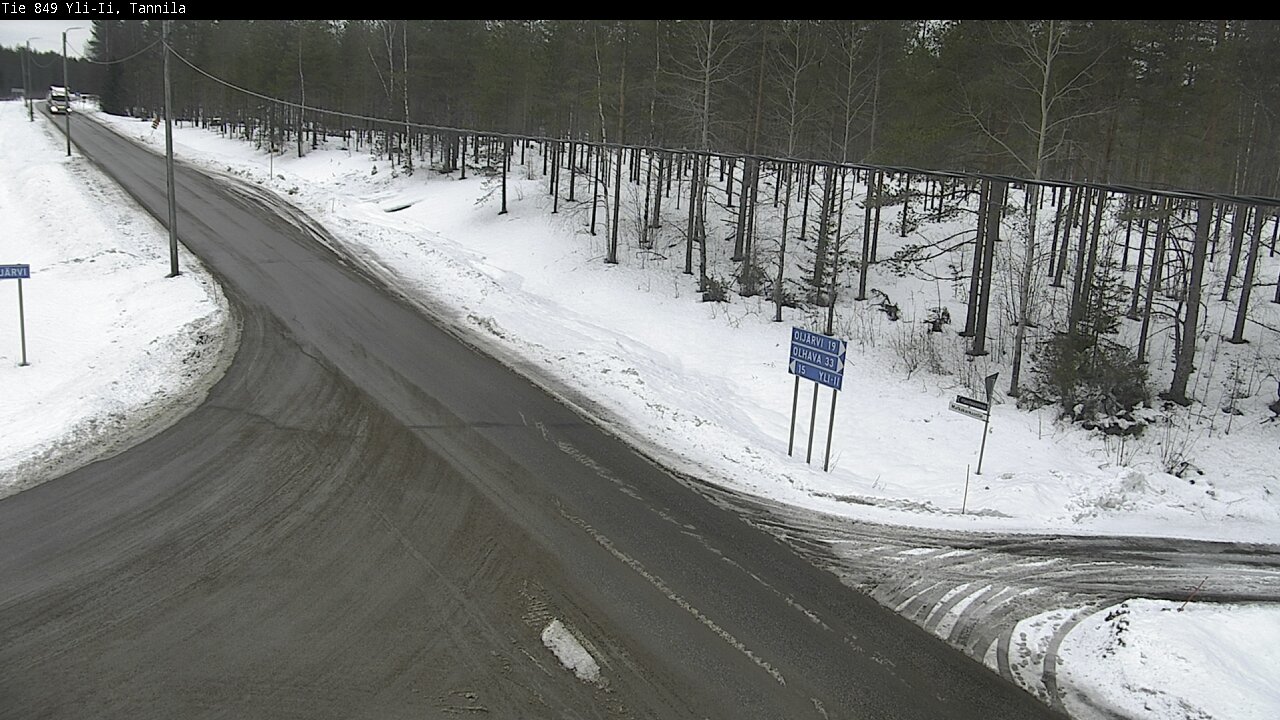 Weather Camera Image Road 849 Yli-Ii, Tannila, Oulu, Pohjois-Pohjanmaa