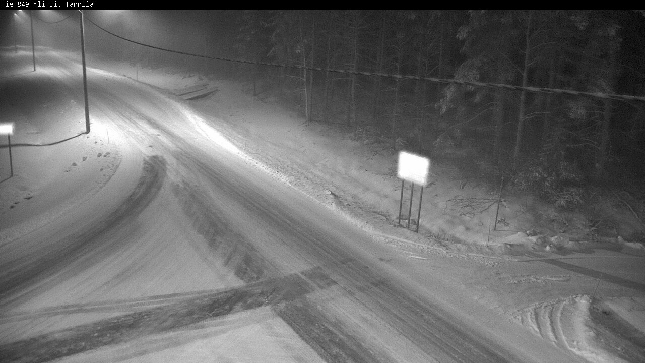 Weather Camera Image Road 849 Yli-Ii, Tannila, Oulu, Pohjois-Pohjanmaa