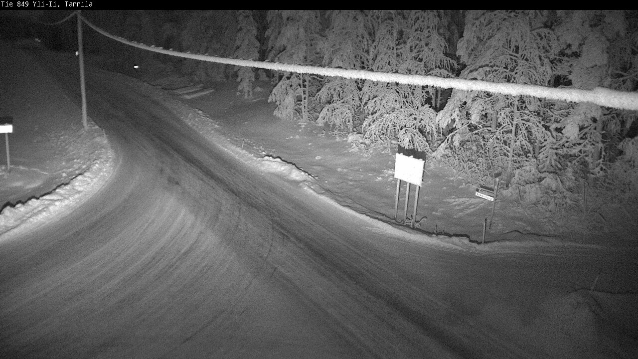 Weather Camera Image Road 849 Yli-Ii, Tannila, Oulu, Pohjois-Pohjanmaa