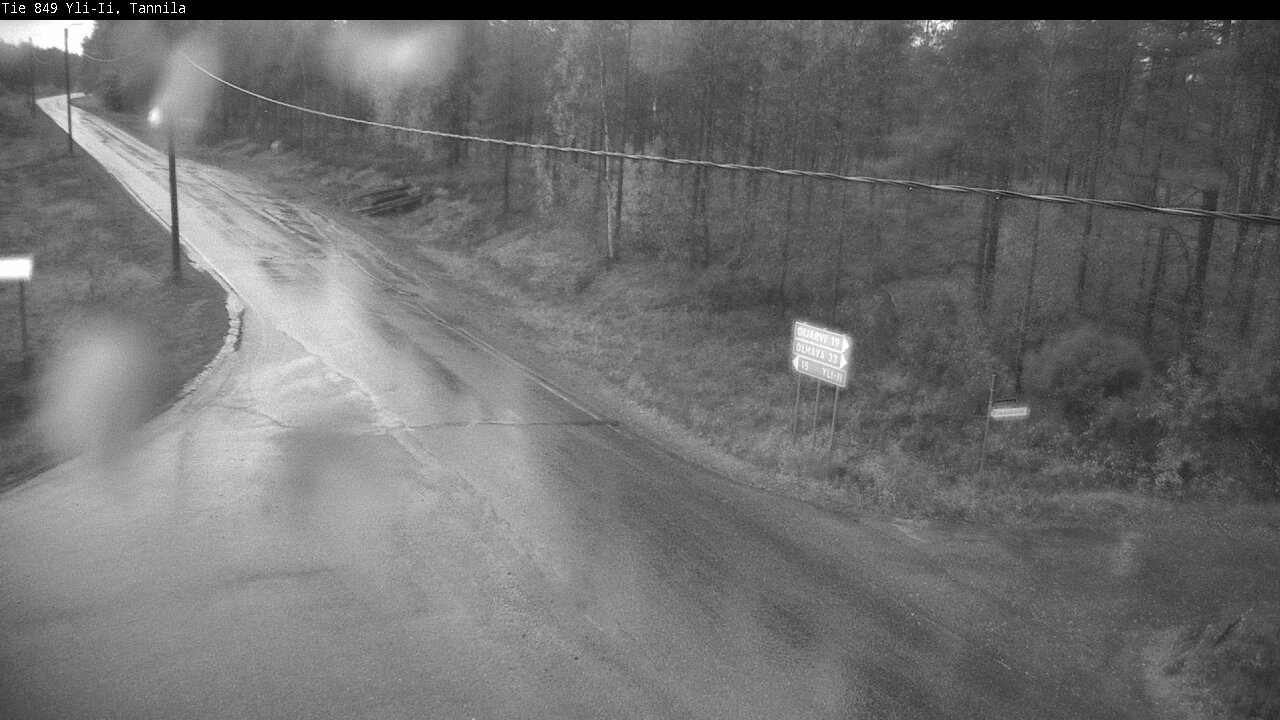 Weather Camera Image Väg 849 Yli-Ii, Tannila, Oulu, Pohjois-Pohjanmaa