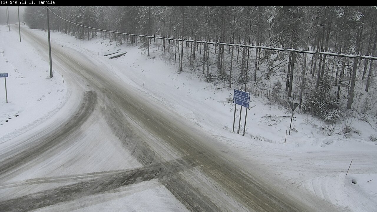 Weather Camera Image Road 849 Yli-Ii, Tannila, Oulu, Pohjois-Pohjanmaa