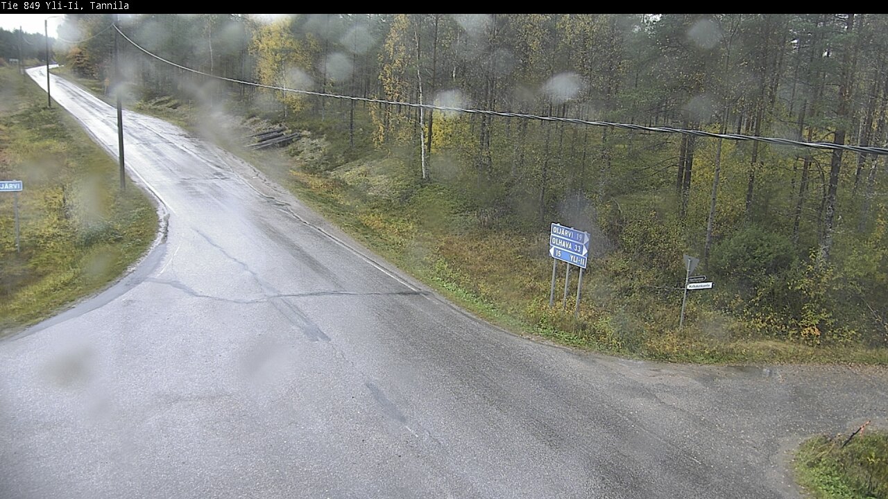 Weather Camera Image Väg 849 Yli-Ii, Tannila, Oulu, Pohjois-Pohjanmaa