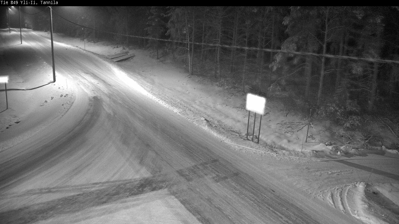 Weather Camera Image Väg 849 Yli-Ii, Tannila, Oulu, Pohjois-Pohjanmaa