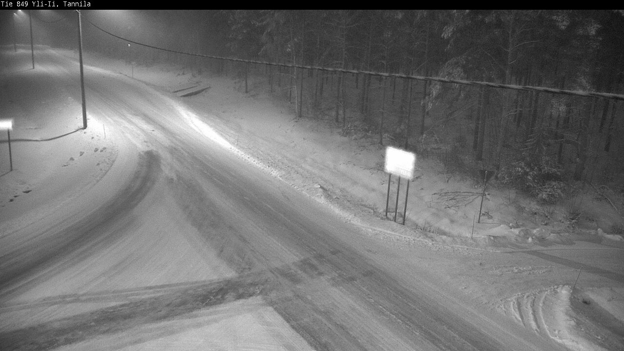 Weather Camera Image Väg 849 Yli-Ii, Tannila, Oulu, Pohjois-Pohjanmaa
