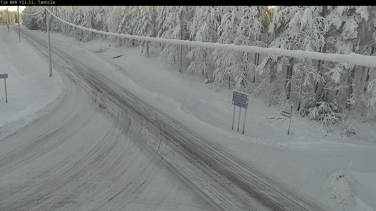 Weather Camera Image Road 849 Yli-Ii, Tannila, Oulu, Pohjois-Pohjanmaa