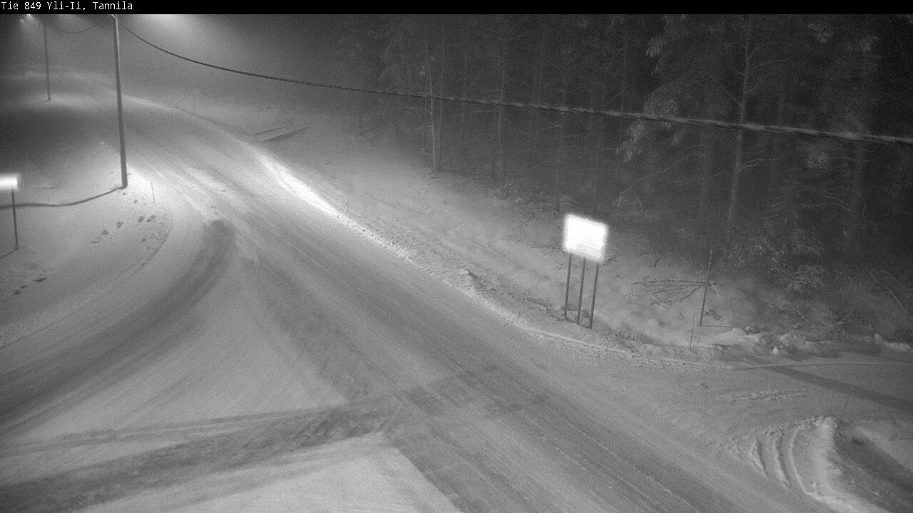 Weather Camera Image Väg 849 Yli-Ii, Tannila, Oulu, Pohjois-Pohjanmaa