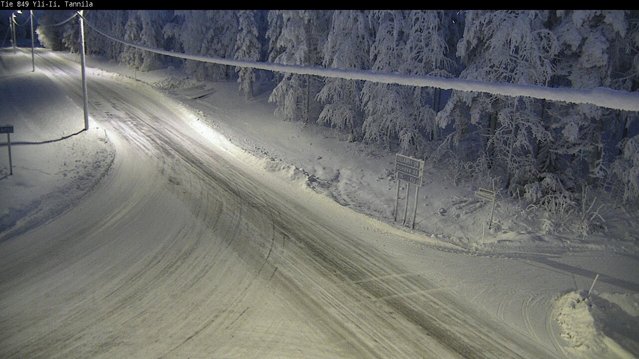 Weather Camera Image Road 849 Yli-Ii, Tannila, Oulu, Pohjois-Pohjanmaa