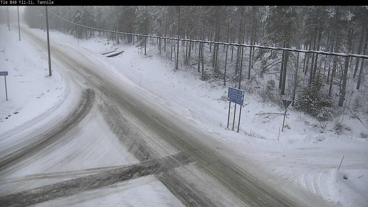 Weather Camera Image Road 849 Yli-Ii, Tannila, Oulu, Pohjois-Pohjanmaa