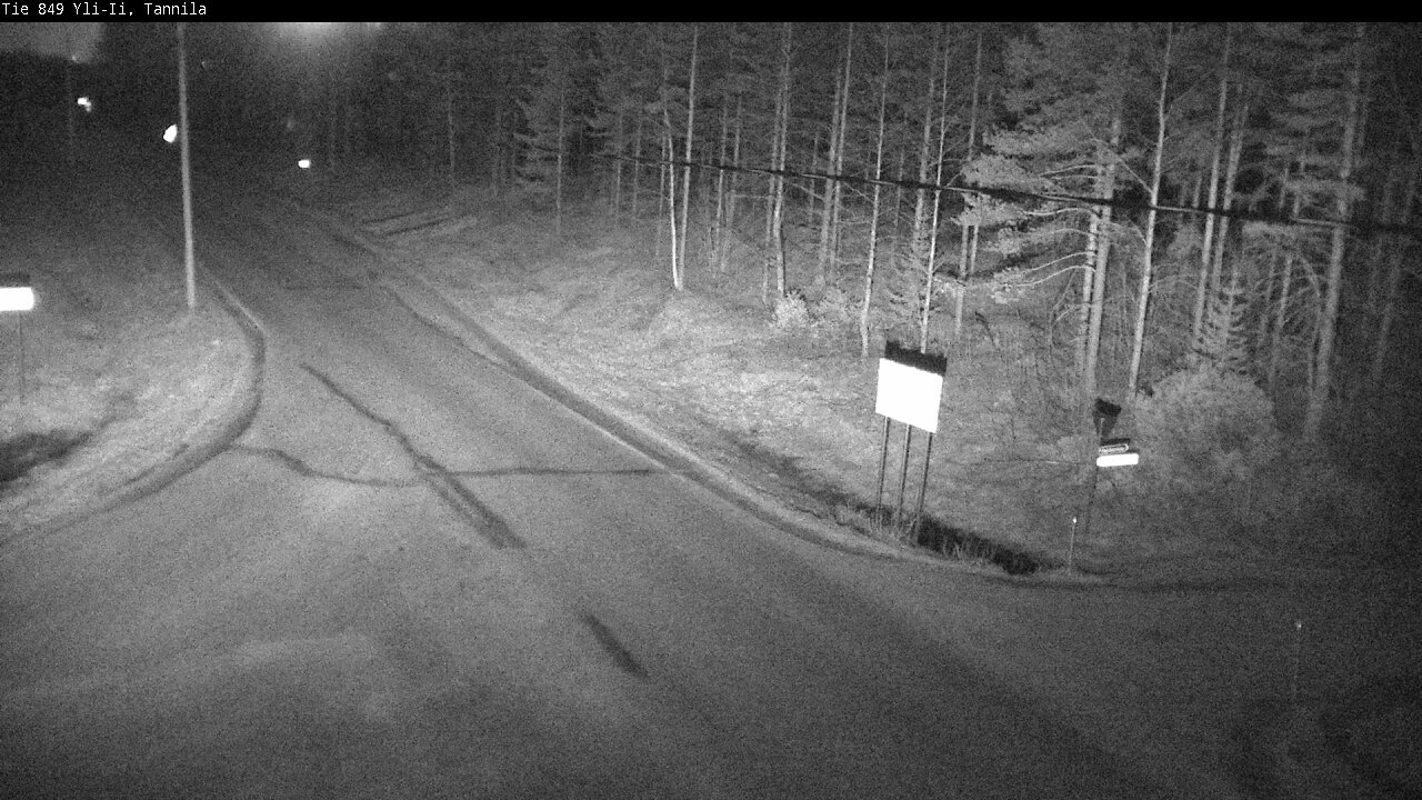 Weather Camera Image Väg 849 Yli-Ii, Tannila, Oulu, Pohjois-Pohjanmaa