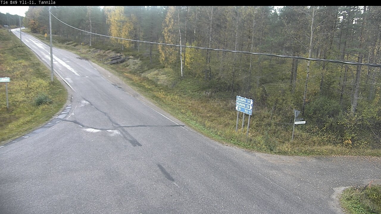 Weather Camera Image Väg 849 Yli-Ii, Tannila, Oulu, Pohjois-Pohjanmaa