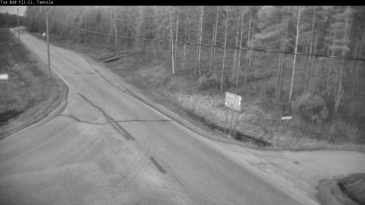 Weather Camera Image Road 849 Yli-Ii, Tannila, Oulu, Pohjois-Pohjanmaa