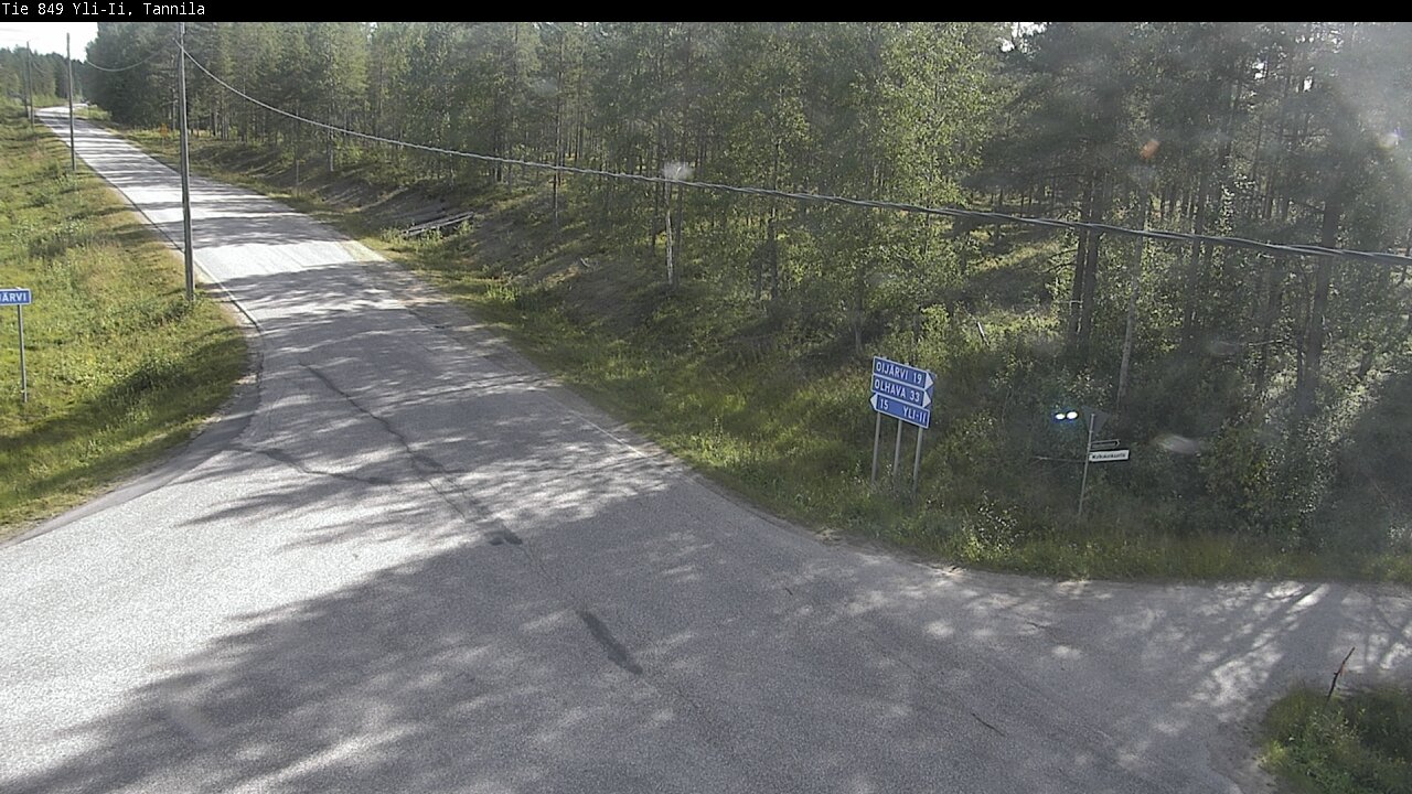 Weather Camera Image Road 849 Yli-Ii, Tannila, Oulu, Pohjois-Pohjanmaa