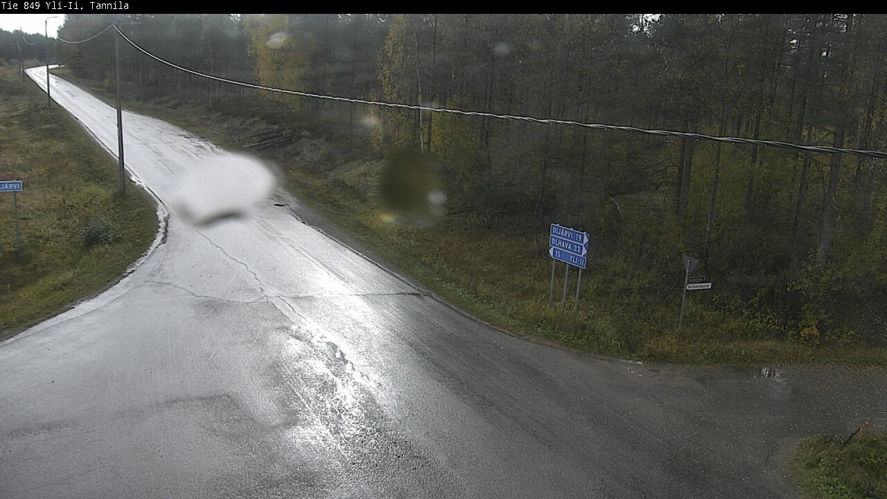 Weather Camera Image Väg 849 Yli-Ii, Tannila, Oulu, Pohjois-Pohjanmaa