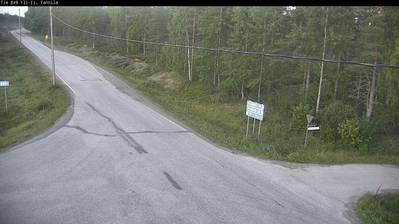 Weather Camera Image Road 849 Yli-Ii, Tannila, Oulu, Pohjois-Pohjanmaa