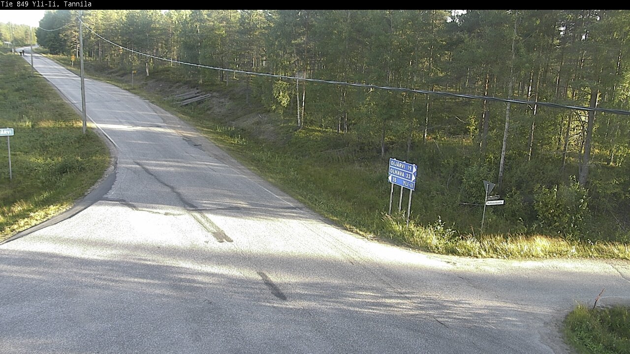 Weather Camera Image Road 849 Yli-Ii, Tannila, Oulu, Pohjois-Pohjanmaa