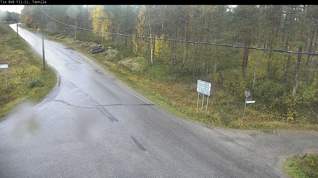 Weather Camera Image Väg 849 Yli-Ii, Tannila, Oulu, Pohjois-Pohjanmaa
