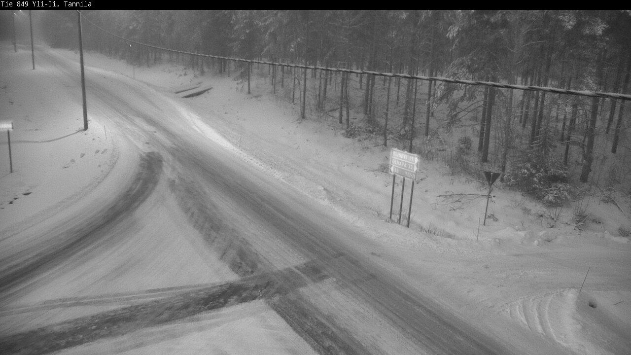 Weather Camera Image Road 849 Yli-Ii, Tannila, Oulu, Pohjois-Pohjanmaa
