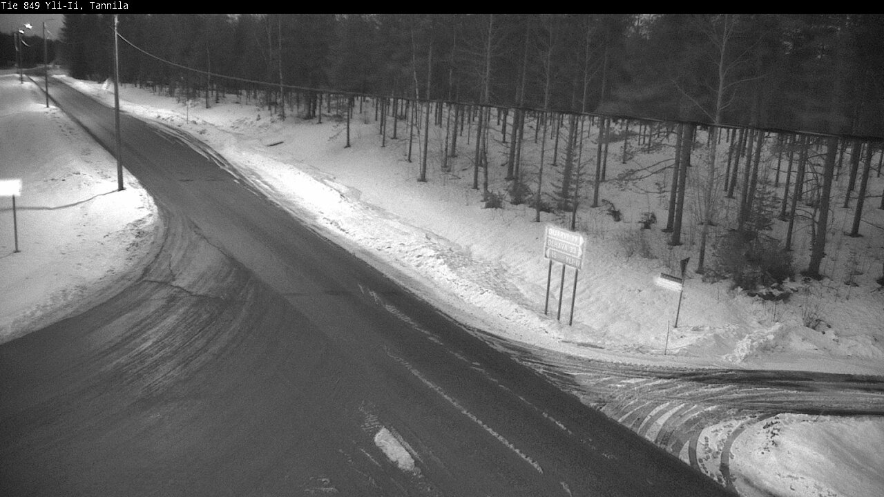 Weather Camera Image Road 849 Yli-Ii, Tannila, Oulu, Pohjois-Pohjanmaa