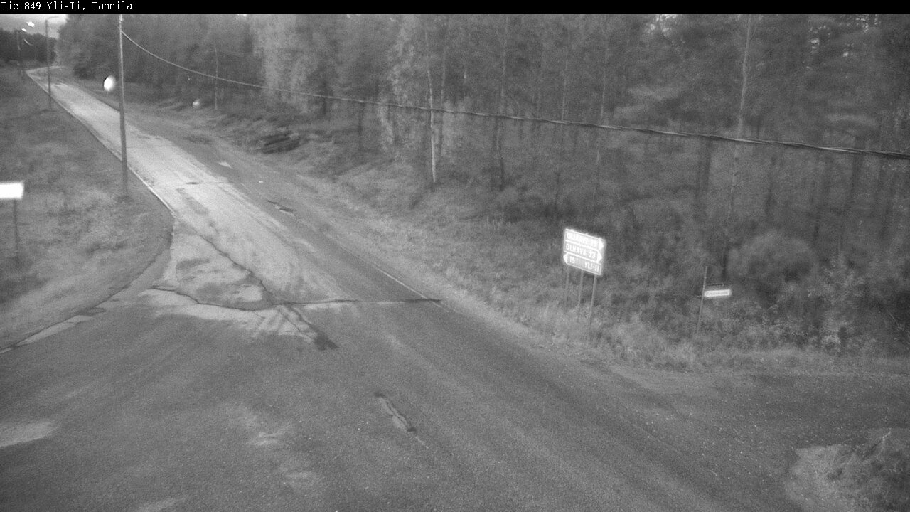 Weather Camera Image Väg 849 Yli-Ii, Tannila, Oulu, Pohjois-Pohjanmaa