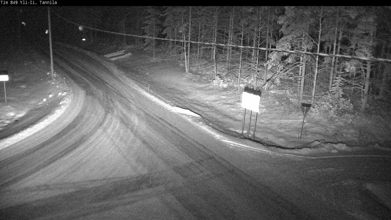 Weather Camera Image Väg 849 Yli-Ii, Tannila, Oulu, Pohjois-Pohjanmaa