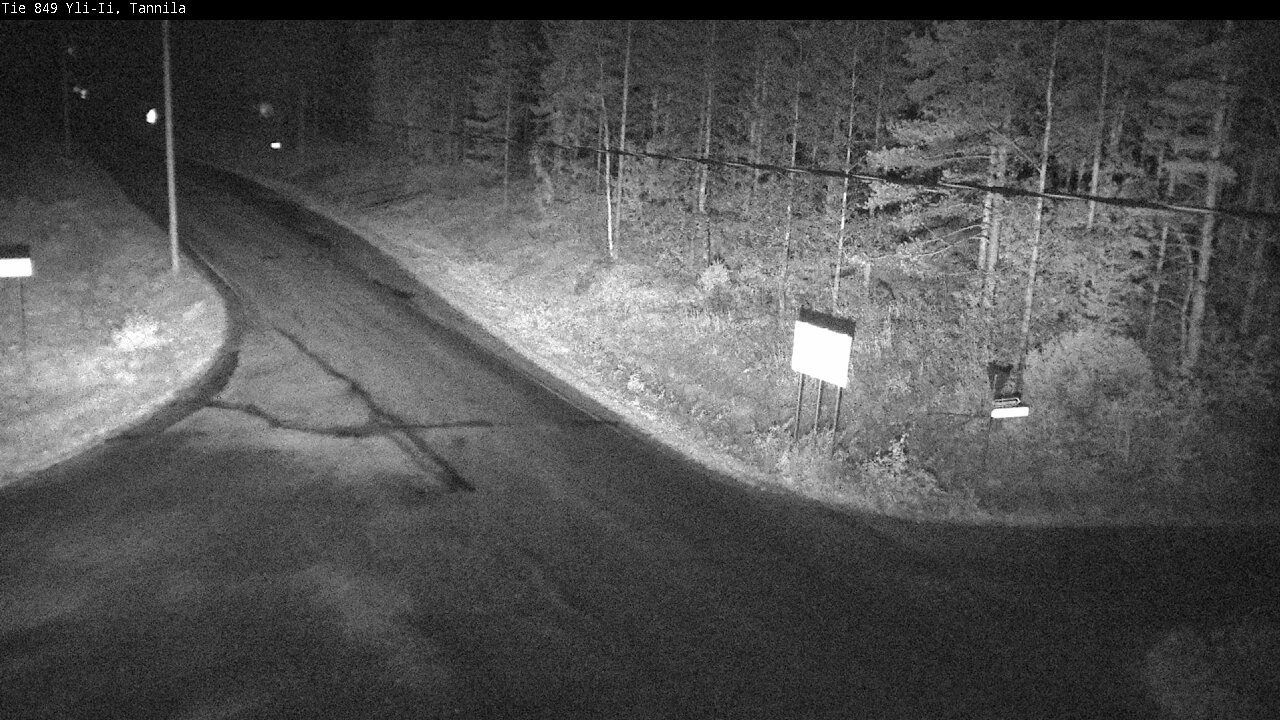 Weather Camera Image Väg 849 Yli-Ii, Tannila, Oulu, Pohjois-Pohjanmaa