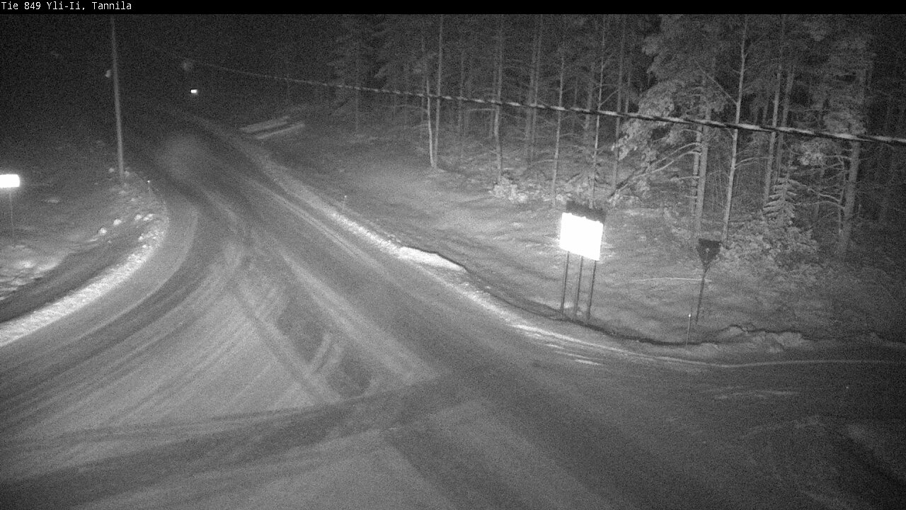 Weather Camera Image Road 849 Yli-Ii, Tannila, Oulu, Pohjois-Pohjanmaa