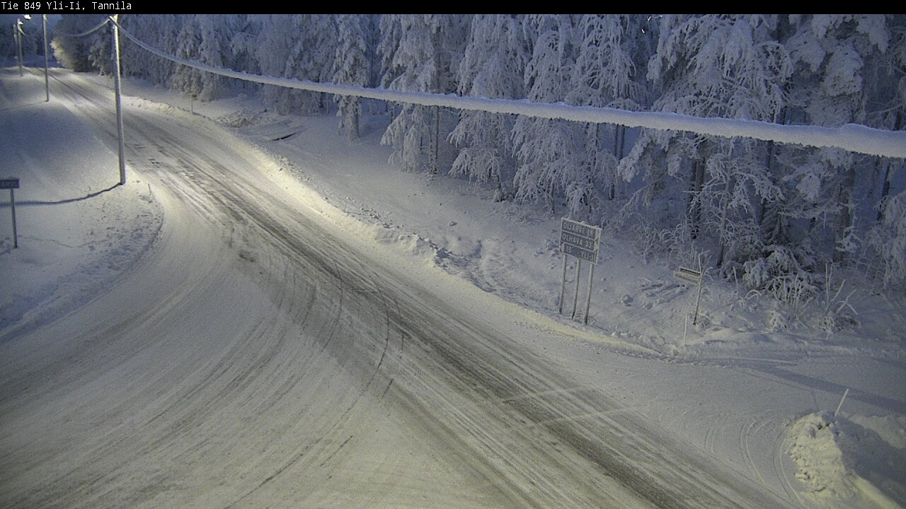 Weather Camera Image Road 849 Yli-Ii, Tannila, Oulu, Pohjois-Pohjanmaa