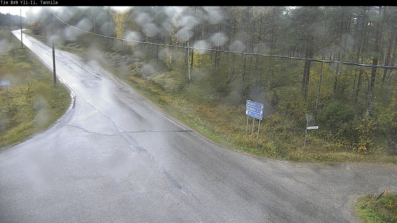 Weather Camera Image Väg 849 Yli-Ii, Tannila, Oulu, Pohjois-Pohjanmaa