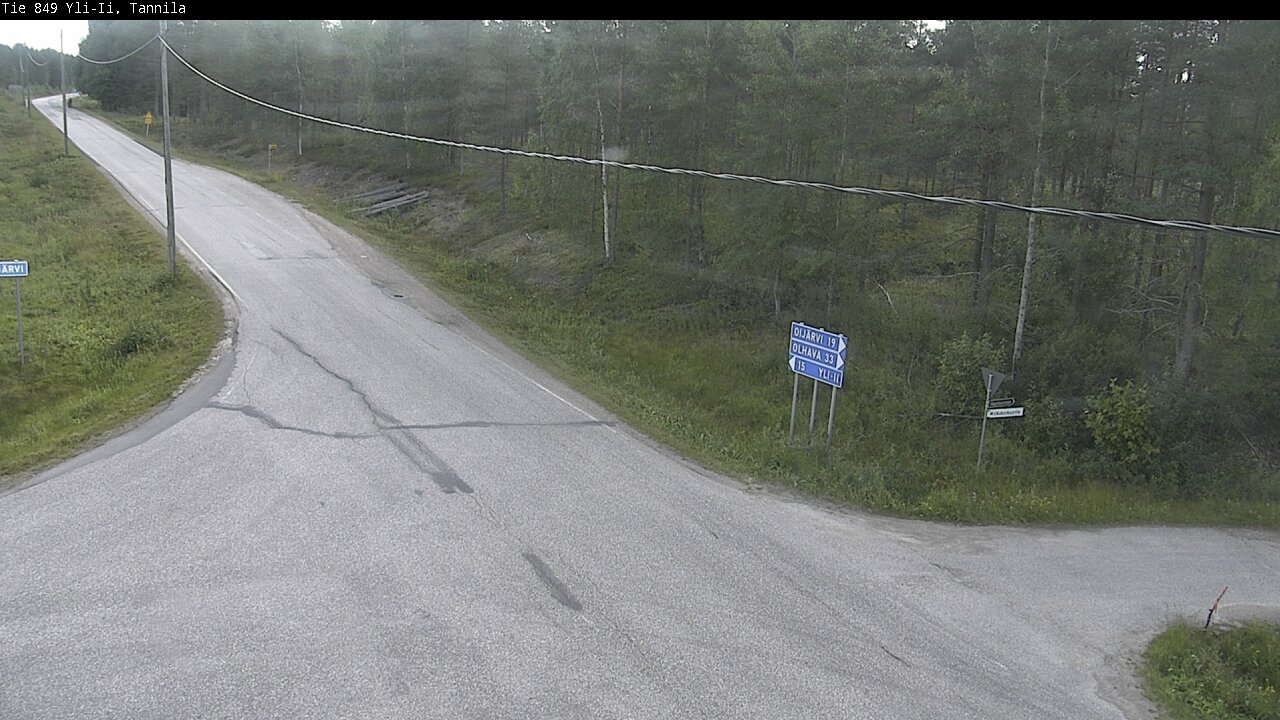 Weather Camera Image Road 849 Yli-Ii, Tannila, Oulu, Pohjois-Pohjanmaa