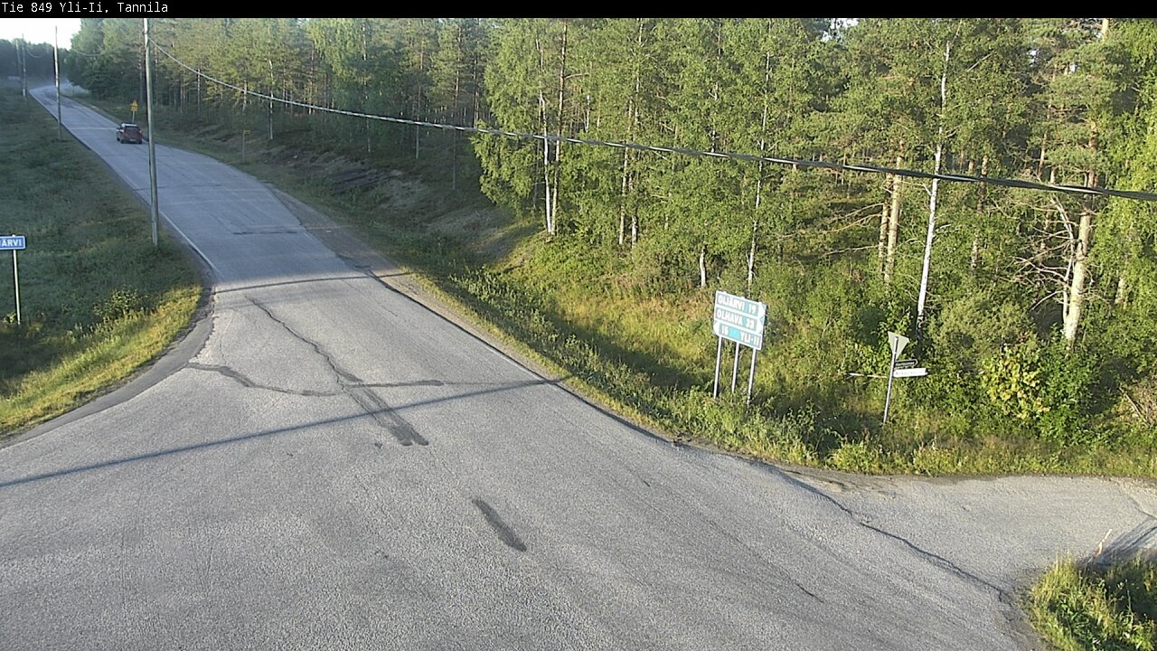 Weather Camera Image Road 849 Yli-Ii, Tannila, Oulu, Pohjois-Pohjanmaa