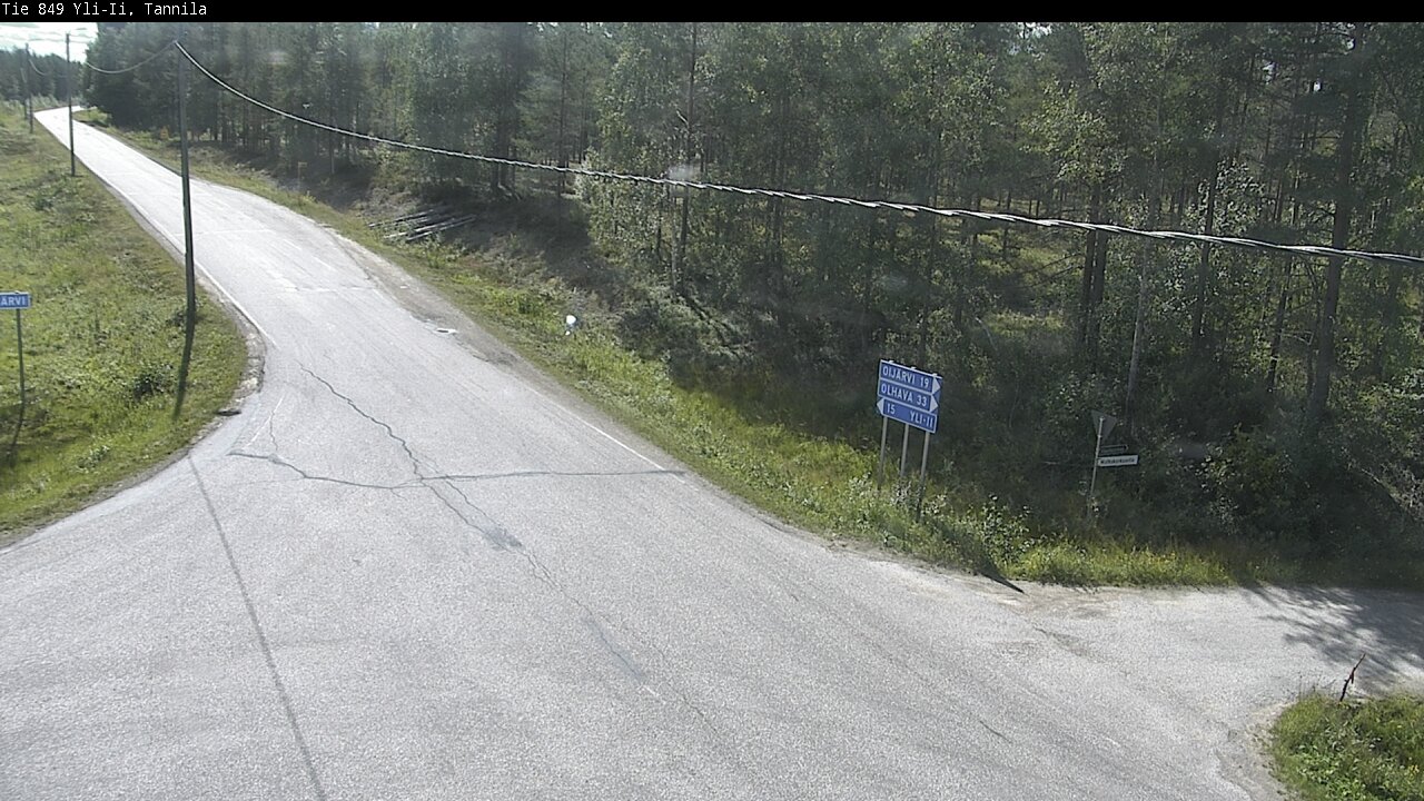 Weather Camera Image Road 849 Yli-Ii, Tannila, Oulu, Pohjois-Pohjanmaa