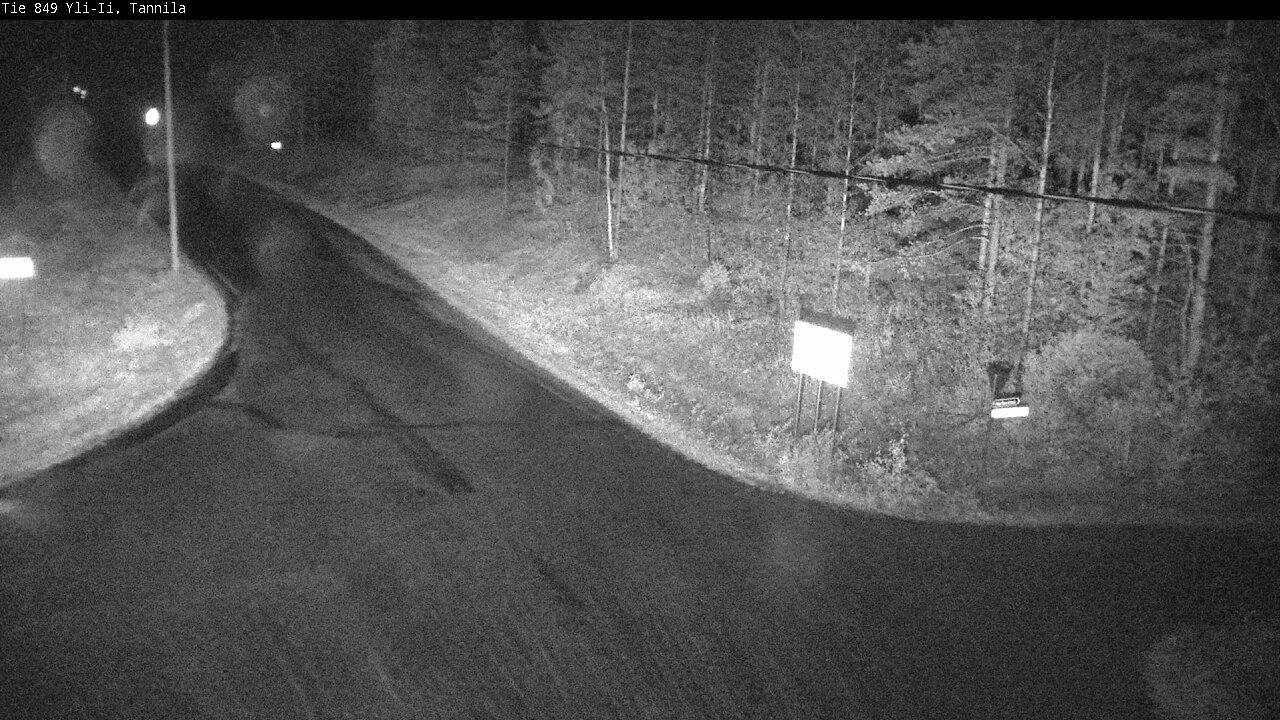 Weather Camera Image Väg 849 Yli-Ii, Tannila, Oulu, Pohjois-Pohjanmaa