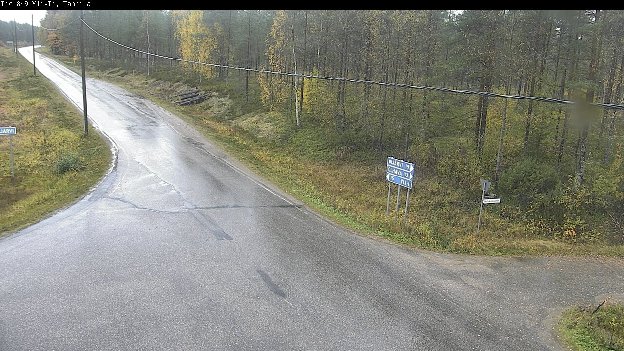 Weather Camera Image Road 849 Yli-Ii, Tannila, Oulu, Pohjois-Pohjanmaa