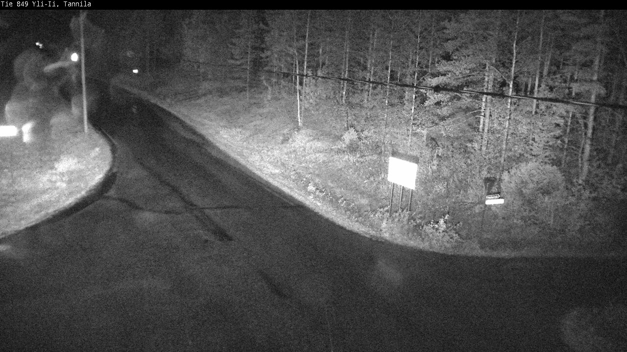 Weather Camera Image Väg 849 Yli-Ii, Tannila, Oulu, Pohjois-Pohjanmaa