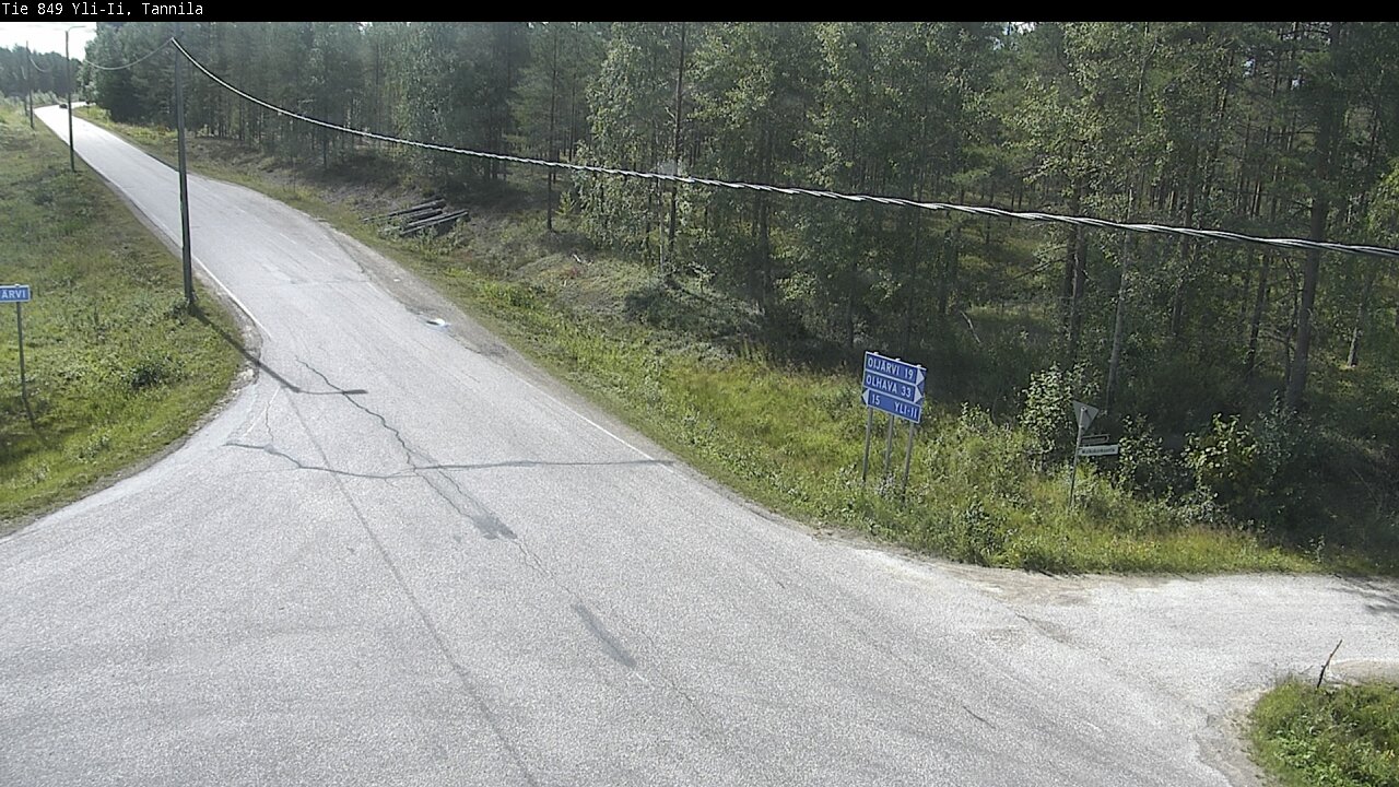 Weather Camera Image Road 849 Yli-Ii, Tannila, Oulu, Pohjois-Pohjanmaa