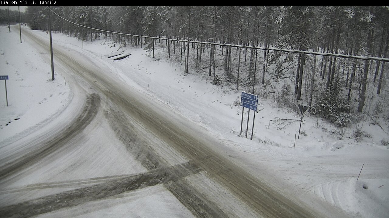 Weather Camera Image Road 849 Yli-Ii, Tannila, Oulu, Pohjois-Pohjanmaa