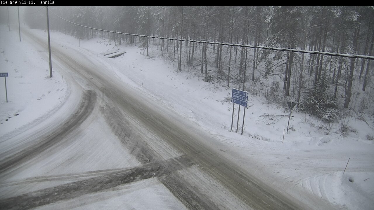 Weather Camera Image Road 849 Yli-Ii, Tannila, Oulu, Pohjois-Pohjanmaa