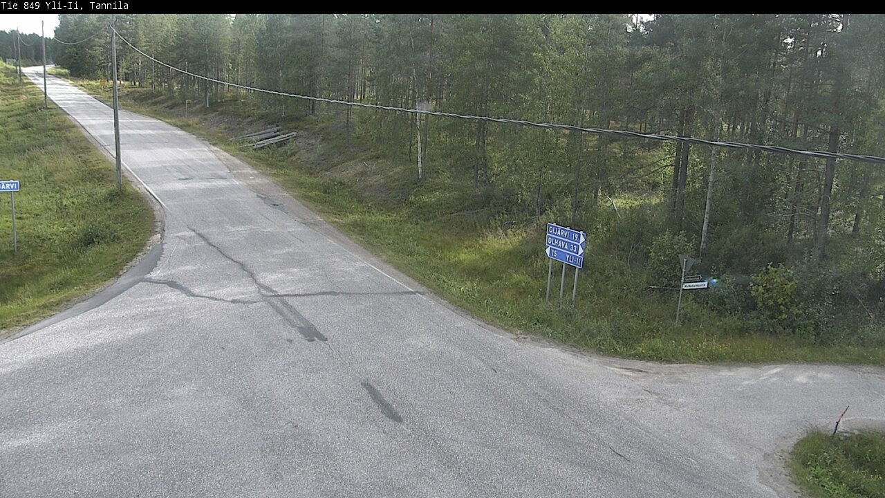 Weather Camera Image Road 849 Yli-Ii, Tannila, Oulu, Pohjois-Pohjanmaa