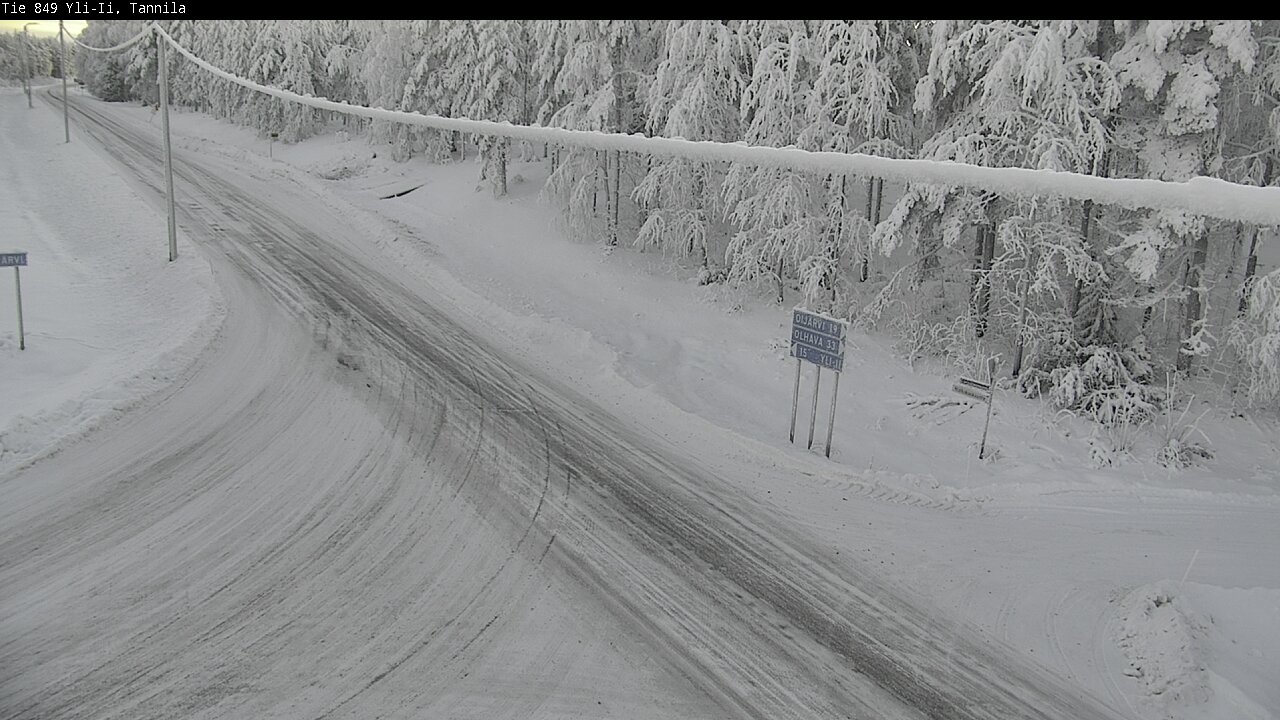 Weather Camera Image Road 849 Yli-Ii, Tannila, Oulu, Pohjois-Pohjanmaa