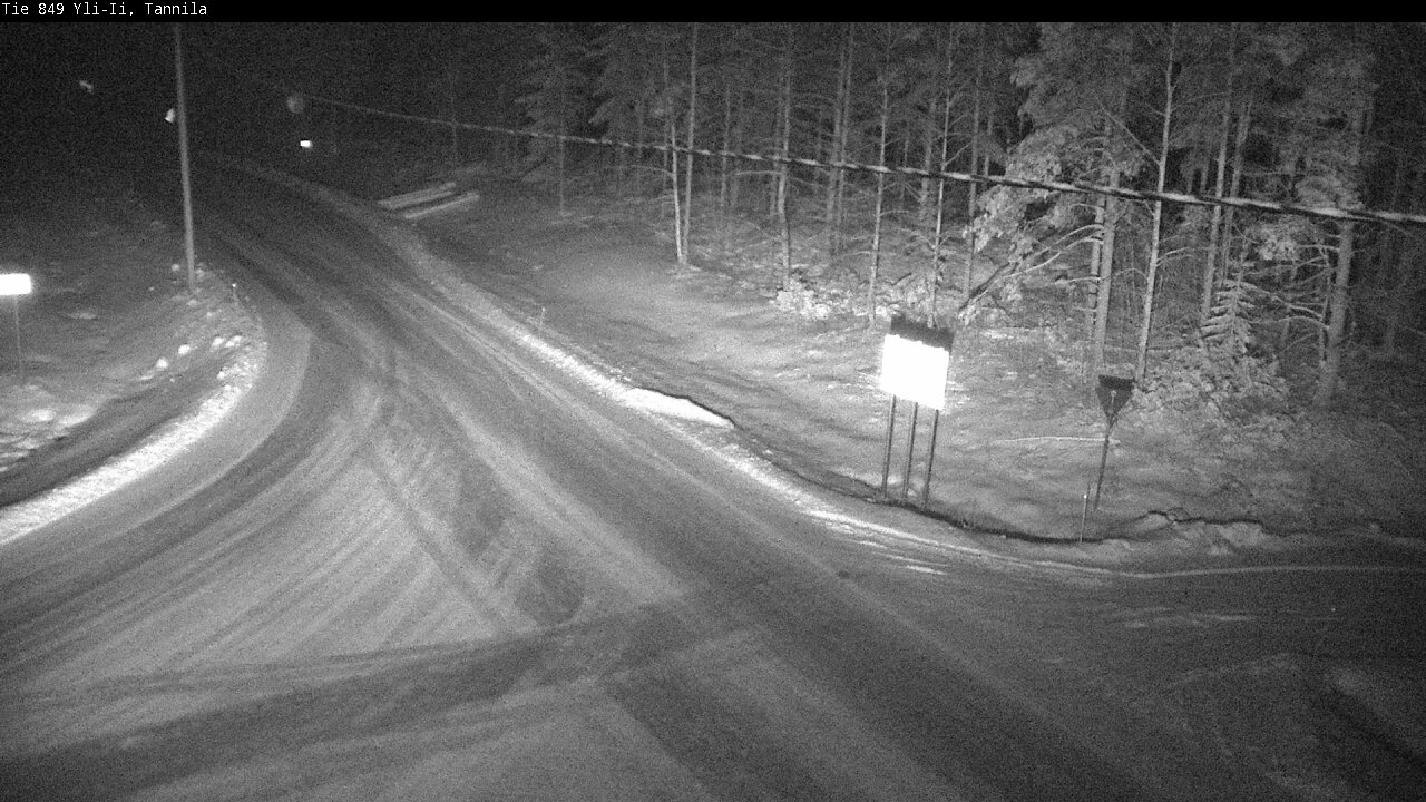Weather Camera Image Road 849 Yli-Ii, Tannila, Oulu, Pohjois-Pohjanmaa